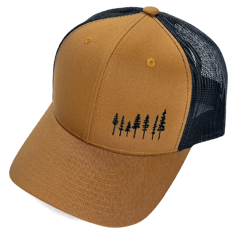 Pines Trucker Hat - Caramel