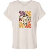 Retro Watercolor Floral Tee