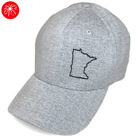MN Flexfit Hat - Light Gray