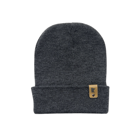 Kid's MN Beanie - Charcoal