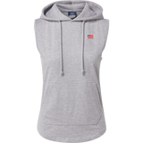 USA Flag Patch Sleeveless Sweatshirt