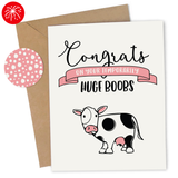 Huge Boobs Card