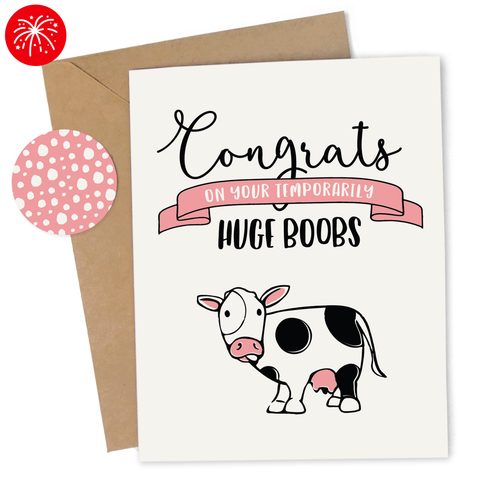 Huge Boobs Card