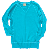 Vintage Pullover with Pockets - Ice Blue