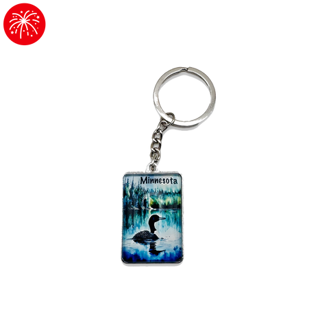 MN Loon Keychain