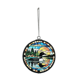 Stained Glass Ornament - MN Loon
