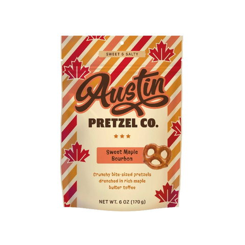Austin Pretzel Co. Pretzels - Sweet Maple Bourbon