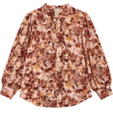 Mauve Floral Printed Blouse