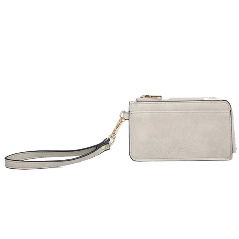 Mini Wristlet Wallet - Light Grey