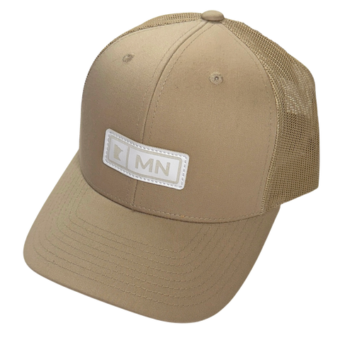 MN Block Trucker Hat - Khaki