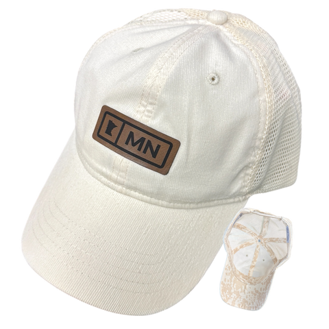 MN Block Corduroy Ponytail Hat