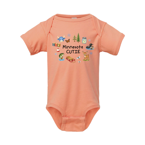 MN Cutie Infant Onesie - Sunset