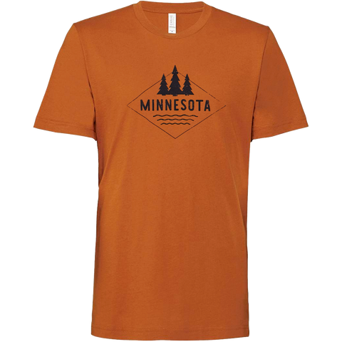 MN Diamond Tee - Rust