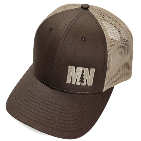 MN Evergreen Trucker Hat - Brown