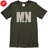 MN Evergreen Tee - Dark Olive