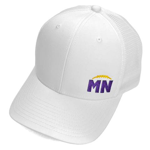 MN Football Laces Trucker Hat