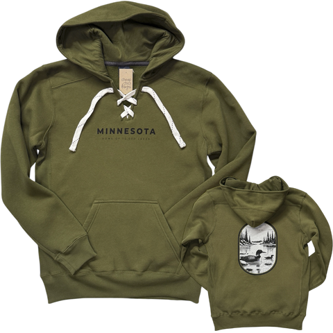 MN Loon Oval Sport Lace Sweatshirt