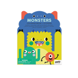 Petite Coloring Book with Stickers - Monsters