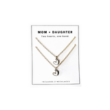 Mom + Daughter Necklace Set