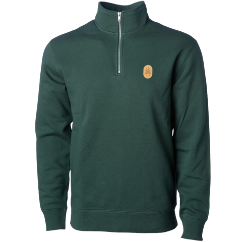 Pine Trio Patch Quarter-Zip Pullover