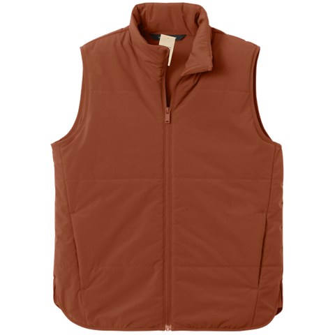 Quilted Vest - Dark Sienna