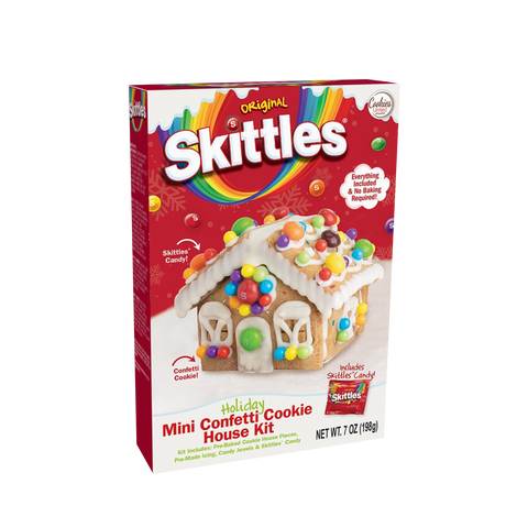 Skittles Mini Confetti Cookie House Kit