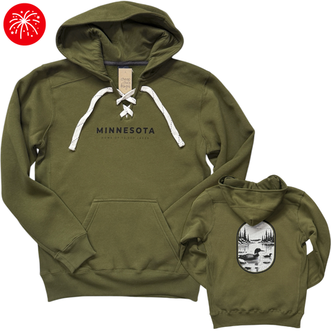 MN Loon Oval Sport Lace Sweatshirt