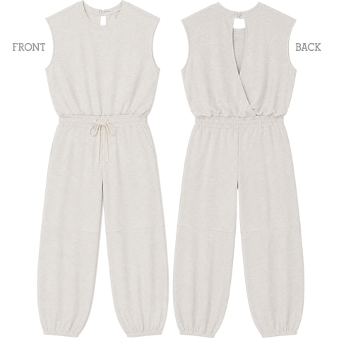 Relaxed Fit Sleeveless Jumpsuit