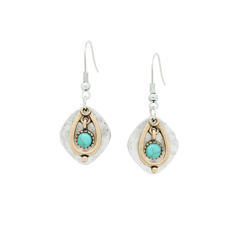 Turquoise Charm Earrings