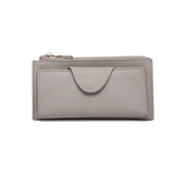 Snap-Closure Wallet - Grey