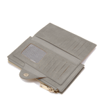 Snap-Closure Wallet - Grey