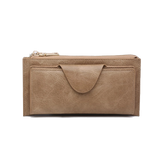 Snap-Closure Wallet - Taupe