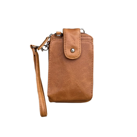 Genuine Leather Cell Phone Crossbody/Clutch
