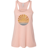 Watercolor Sun Racerback Tank