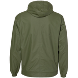 MN Genuine Leather Patch Rain Jacket