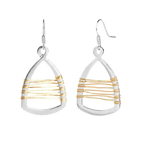 Wrapped Dangle Earrings