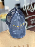 MINNE Hat - Navy/Mustard