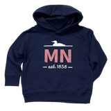 MN Loon Toddler Sweatshirt - Navy/Mauve