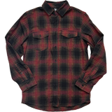 Men's Flannel Shirt - Crimson