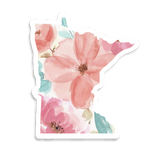 MN sticker - watercolor floral